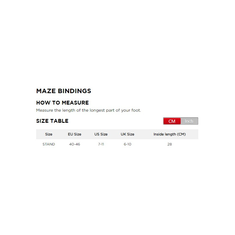 Jobe Maze Wakeboard Bindings - 393122001-40/46 -